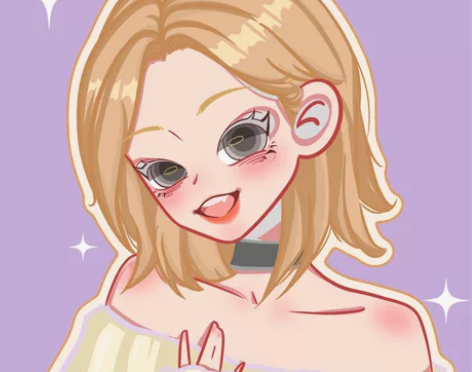 在线秒回手绘q版头像 卡通人物形象 真人照...