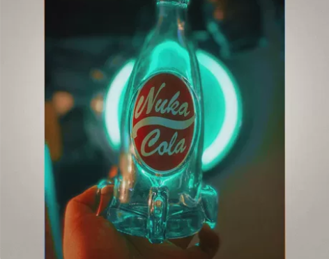 辐射游戏周边 核子可乐玻璃瓶 火箭造型玻璃...