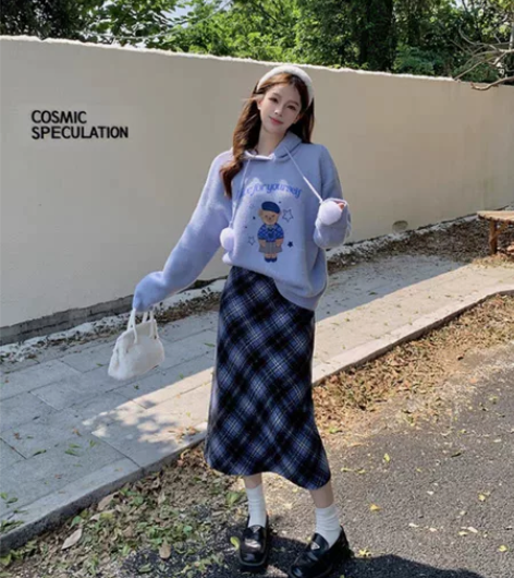 【全新带吊牌】【包邮】学院风连帽小熊长袖毛...