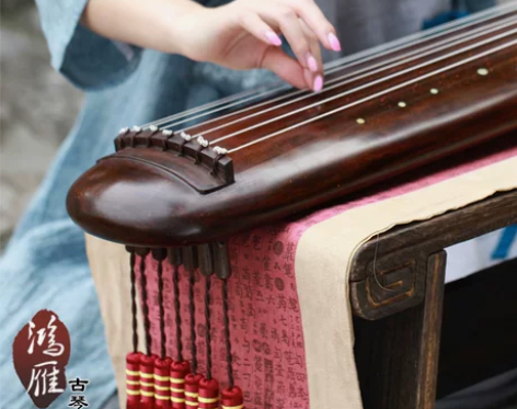 【鸿雁古琴】精品高档演奏级老杉木绿绮式古琴...