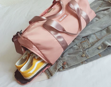 游泳包干湿分离女旅行袋便携泳衣大收纳袋防水...