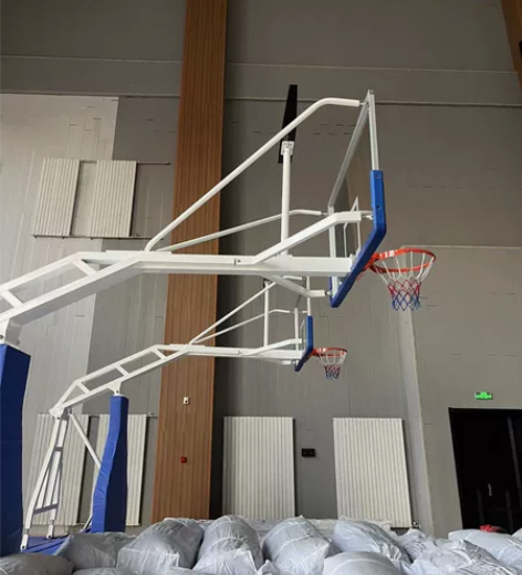 移动篮球架成人户外篮球架家用训练比赛标准蓝...