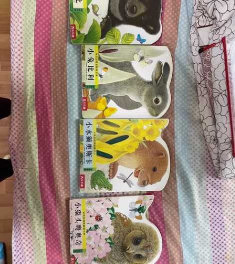 小兔比利，小熊波比等童书，四本，八成新。闲...