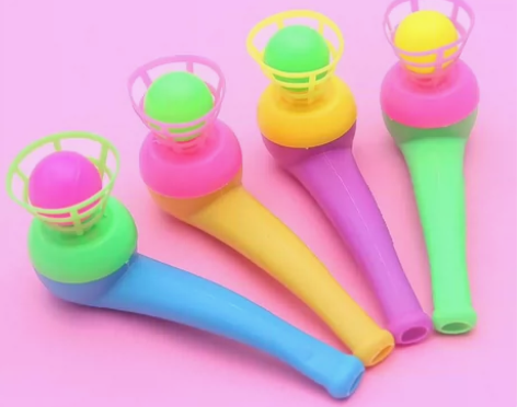 童年怀旧吹吹乐魔术悬浮塑料悬浮吹球器儿童宝...