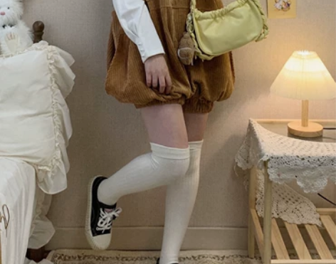 自制 小狗噗噗 刺绣可爱宽松花苞灯笼背带裤...