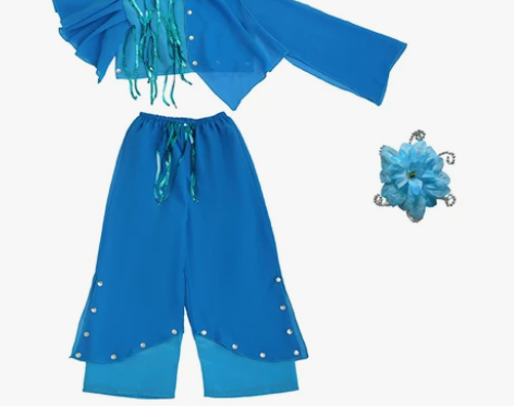 月亮和我说句悄悄话演出服装童忆舞蹈服凳子道...