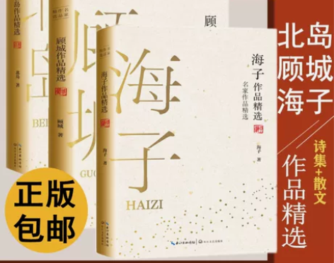 正版顾城北岛海子诗集散文集小说随笔合集全3...