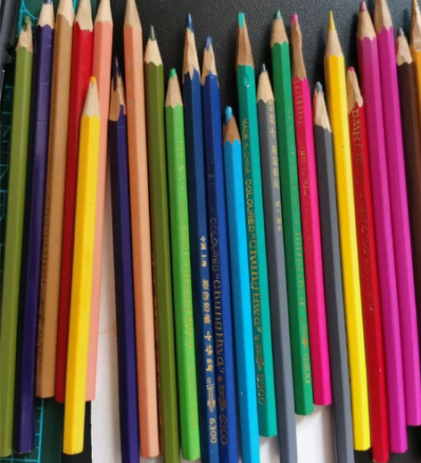 中华铅笔 中华牌 中华油性彩铅46支 不太...