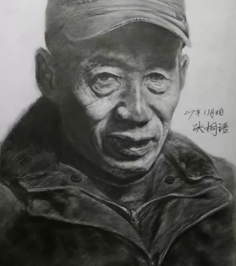 手绘画像  素描肖像画定制 动物  人物 ...