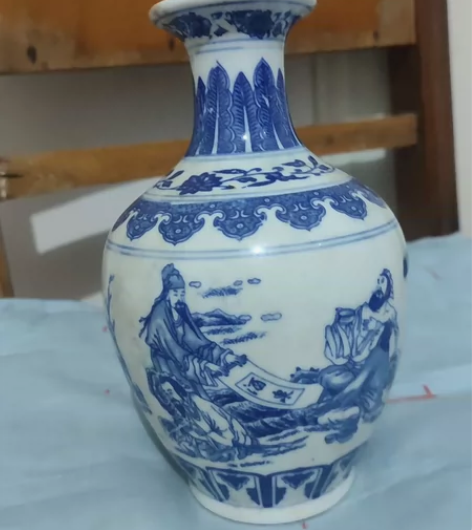 七八十年代青花瓷瓶,景德镇制,青花花瓶,景...