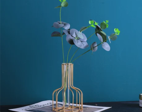 北欧ins风创意装饰品假花仿真花花瓶客厅酒...