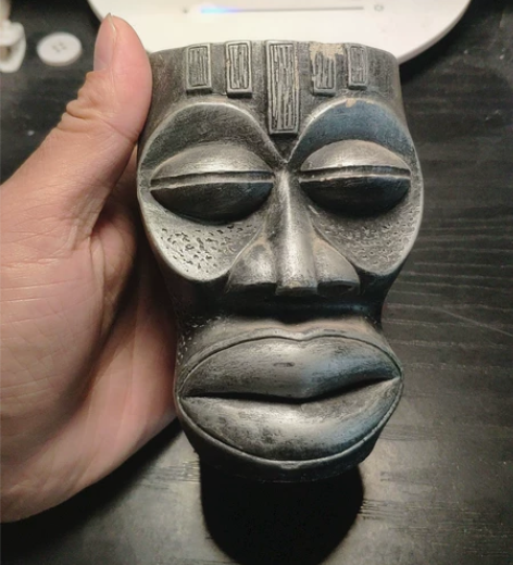 笔盒 笔筒 摆件 工艺品摆件 双面人脸 ...