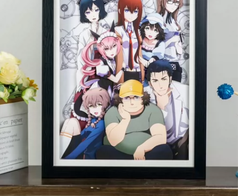 命运石之门合集手工装饰立体画 【相框尺寸】...