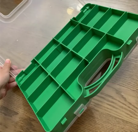 元件盒，收纳盒，双开 感兴趣的话点“我想要...