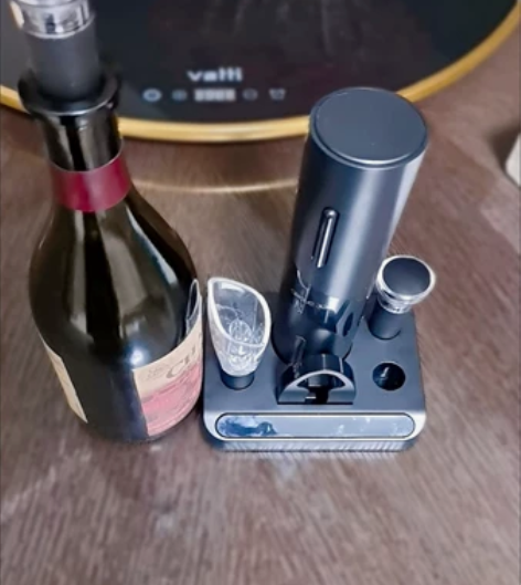网红电动红酒开瓶器葡萄酒开酒器家用多功能全...