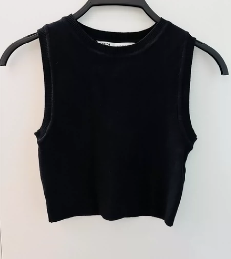 ZARA 闲置 女士针织背心短上衣 全新包...