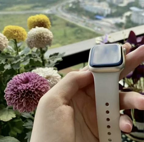 苹果手表S8星光色,GPS+蜂窝网络版,4...