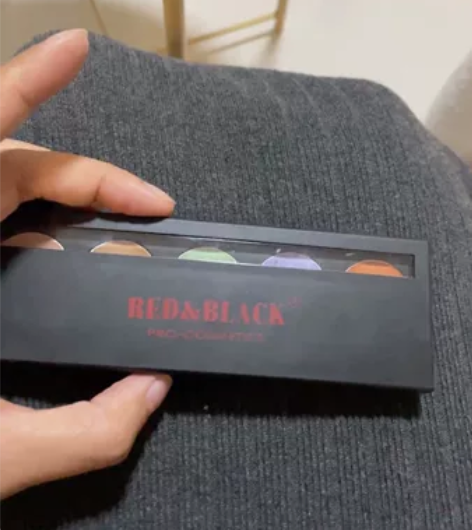 红与黑五色遮瑕膏高光修容遮暇膏遮痘痘印雀斑...