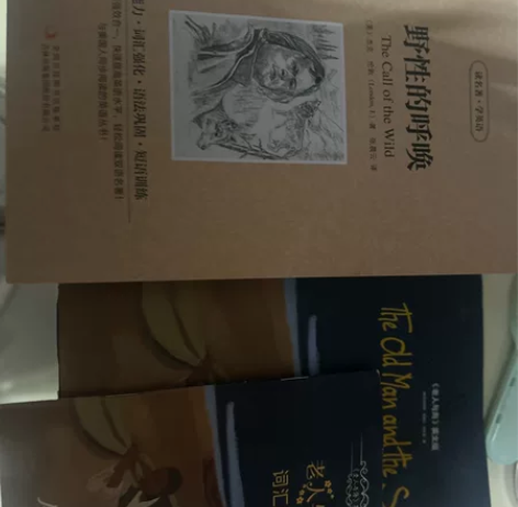 老人与海 英文版?词汇注解 野性的呼唤 中...