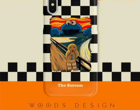 woods原创棋盘格纹恶搞呐喊14/Xs/...