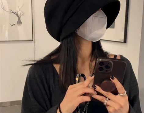 日系百搭渔夫帽显脸小堆堆帽遮脸素颜神器大头...