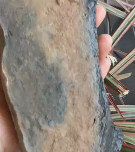 大块纹路泥石石板镇纸一块很大很规则的老皮泥...