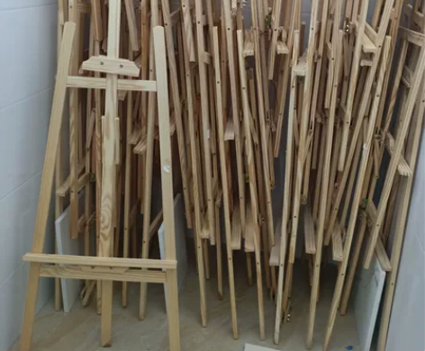 画架 全新 1.5米 黄松原木色 有2...