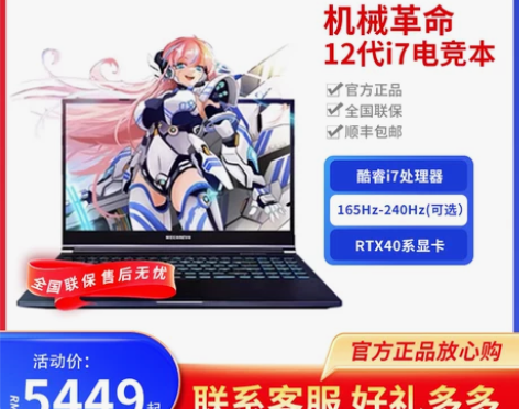 机械革命极光pro/z旷世G16/蛟龙16...