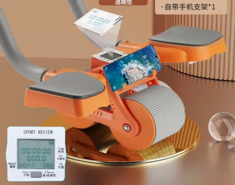 健腹轮自动回弹腹肌轮肘撑回弹健腹轮卷腹轮瘦...