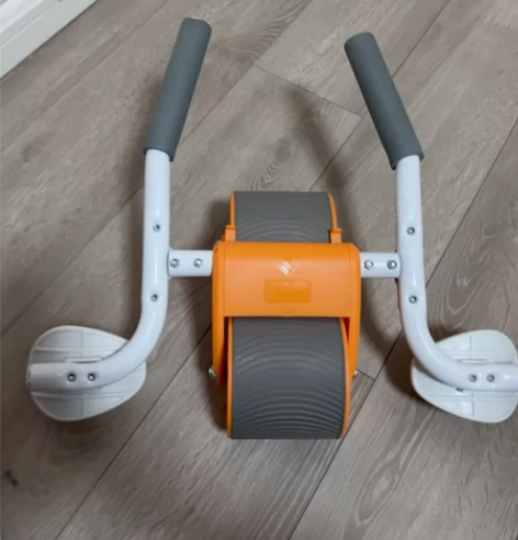 健腹轮自动回弹收腹锻炼,买回来也不用,出闲...