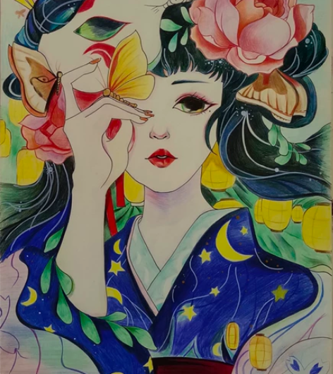 手抄报、儿童画、动漫、素描、彩铅、装饰画、...