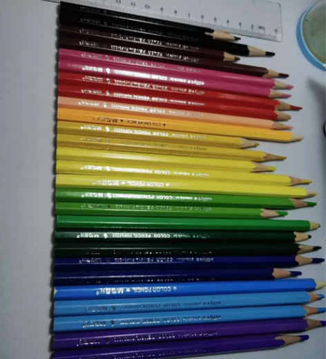 晨光27+2色彩色铅笔彩铅素描填色套装儿童...