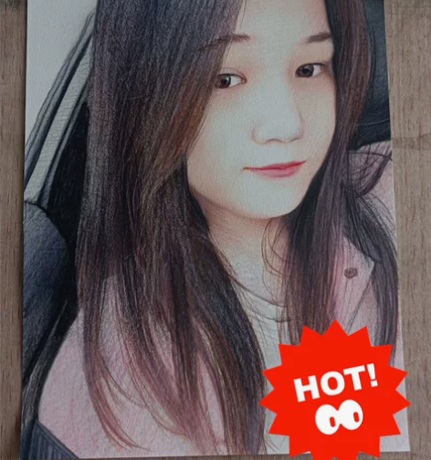 彩铅画像定制手绘素描彩铅画肖像画真人照片转...