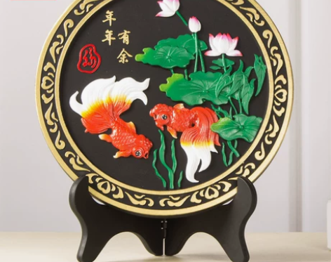 炭雕摆件家居装饰品客厅卧室房间工艺品家庭书...