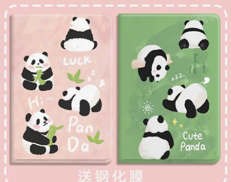 熊熊抱竹适用华为matepad11卡通m5...