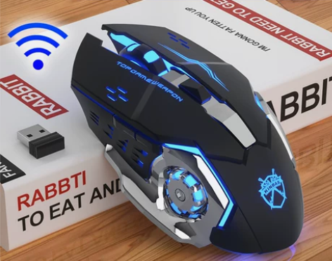 无线机械牧马人游戏蓝牙鼠标 充一次电可以用...