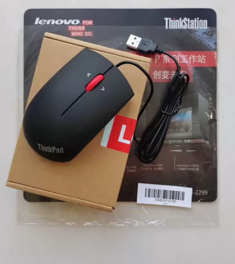 全新Think鼠标有线联想ThinkPad...