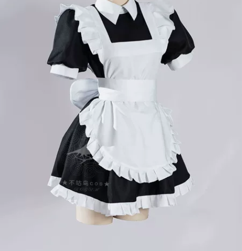 不咕鸟孤独摇滚cos立领女仆装S码 仅衣服...