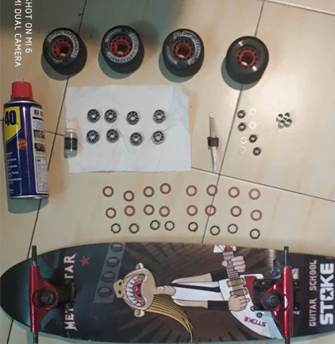 各类滑板轴承保养,轴承去油污,轴承除锈。 ...