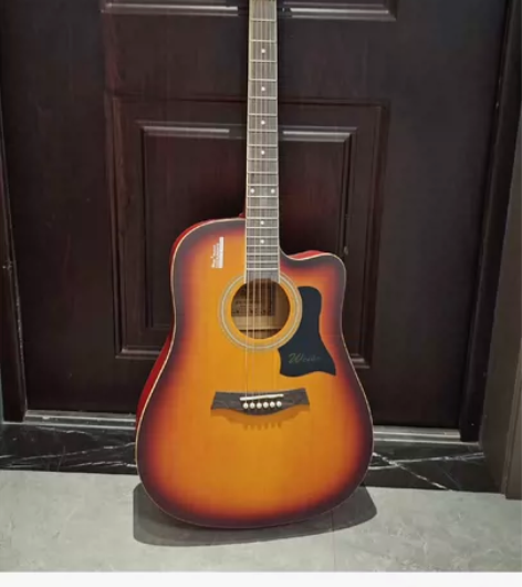 ?威伯单板民谣吉他木吉他 ?41寸，日落色...