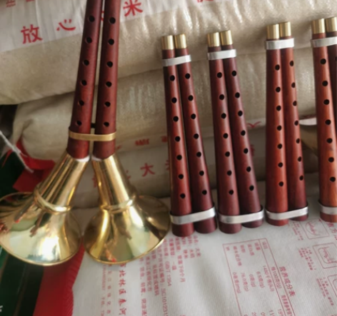 东北七寸五双唢呐 不定调 全新 一对杆子 ...