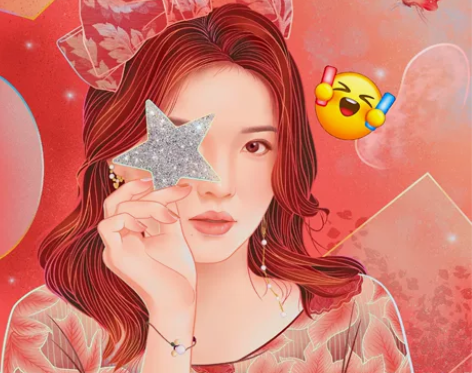 [火][火]插画手绘头像设计真人照片转手绘...