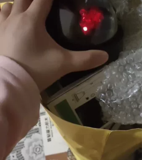 仿真半球假监控仿真海螺假摄像头LED灯光闪...