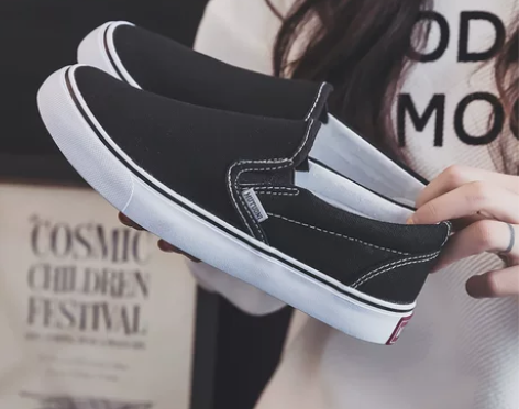 帆布鞋板鞋子女韩版潮流学生低帮女款网红百搭...