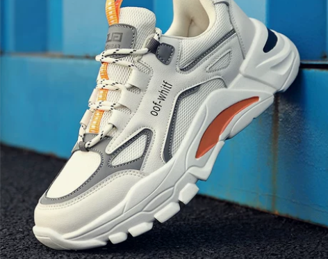 2023年新款春秋男鞋百搭青少年运动网鞋夏...