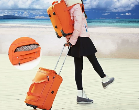 Lucky Club带拉杆包旅行包女手提男...