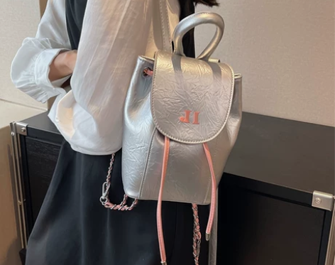 小包包2023新款韩系双肩包女手提斜挎水桶...