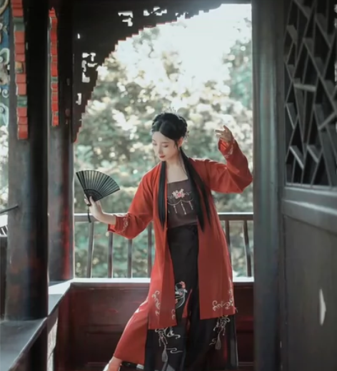 退坑出 兰若庭汉服 宋制汉服 黑糖话梅 包...