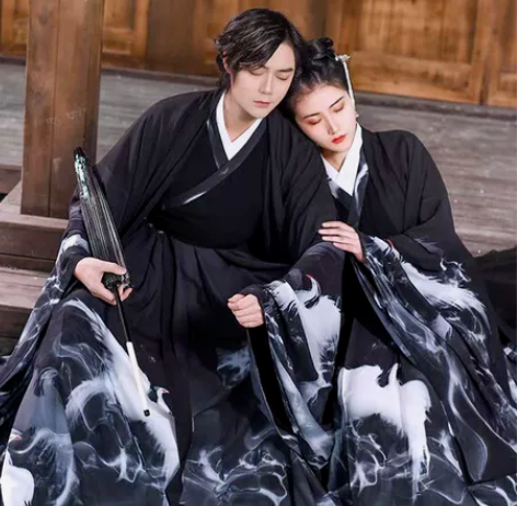 如梦霓裳 重明 6米大摆汉服 全套 穿一洗...