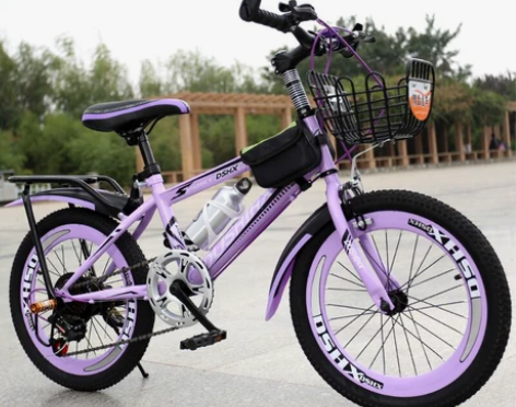 儿童自行车女孩女童公主款6-8-10-12...